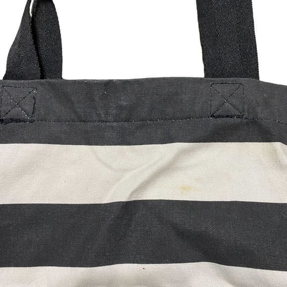 San Francisco Giants MLB Genuine Merchandise‎ Striped Tote Bag Black Cream Pink - Picture 7 of 9